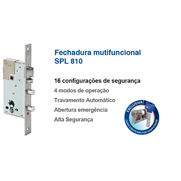 Fechadura Multifuncional SPL 810